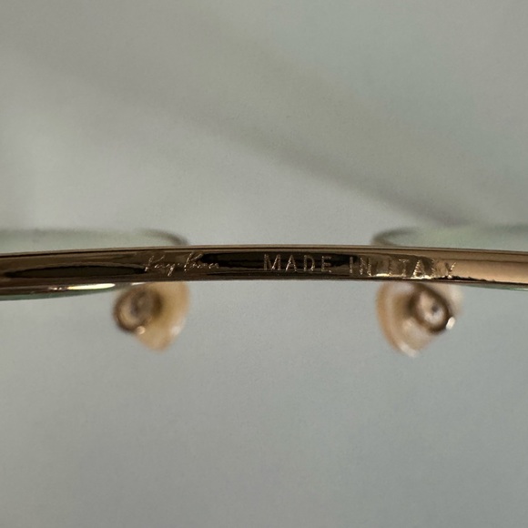 Ray-Ban Aviator Matte Gold Frame Clear Sunglasses 58-14 - Picture 7 of 14